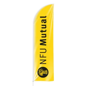 NFU Mutual Brand Flag Yellow (3.2m)